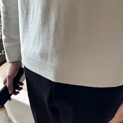 Rullekravetrøje til mænd i Old-Money Style