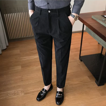 Casual bukser i fløjl til mænd