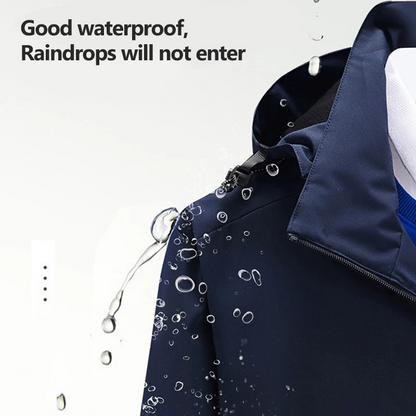 Makkintosh Windproof Waterproof til mænd med justerbar hætte