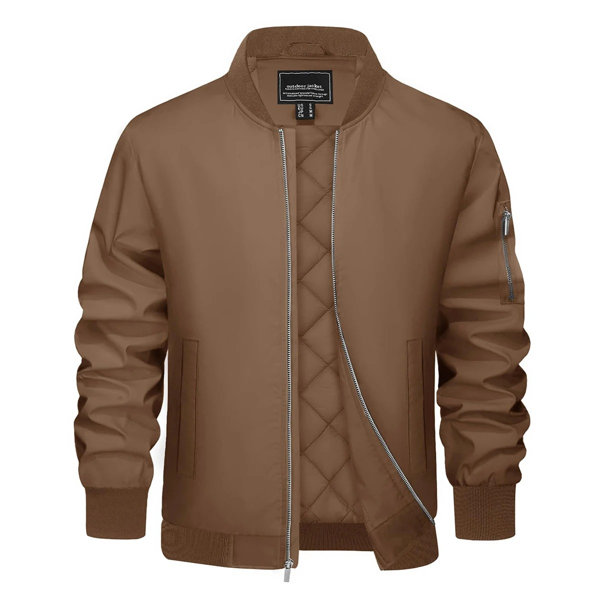 Klassisk Vatteret overgangsjakke til mænd