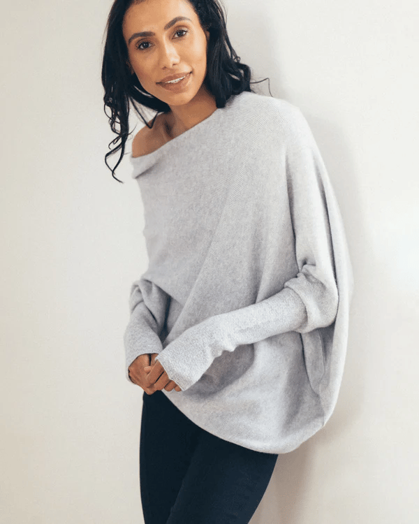 Elegant Off Skulder-sweater til damer