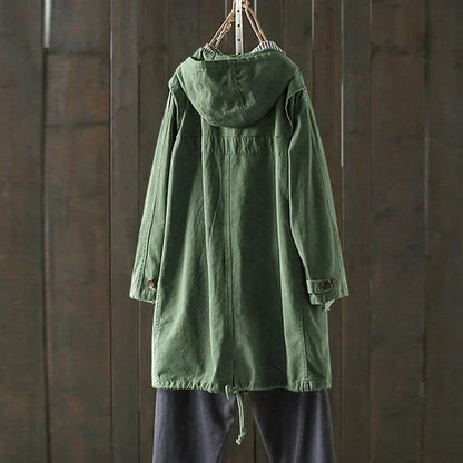 Lang trenchcoat til kvinder