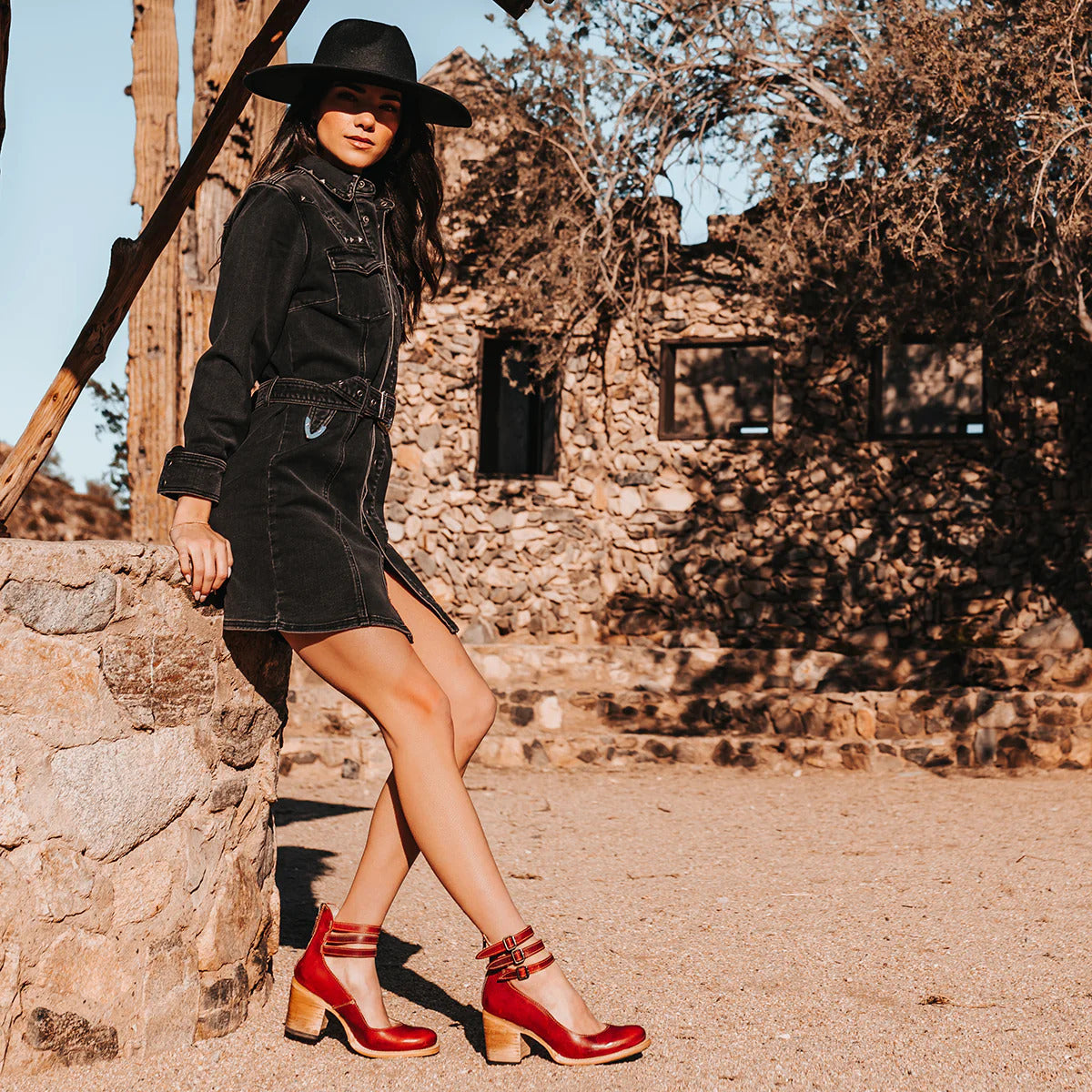 O | Vintage-pumps til kvinder
