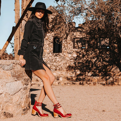 O | Vintage-pumps til kvinder