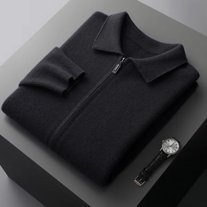 Vest Sweater med lynlås til mænd Efterårs- og vintertøj