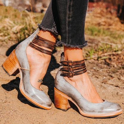 O | Vintage-pumps til kvinder