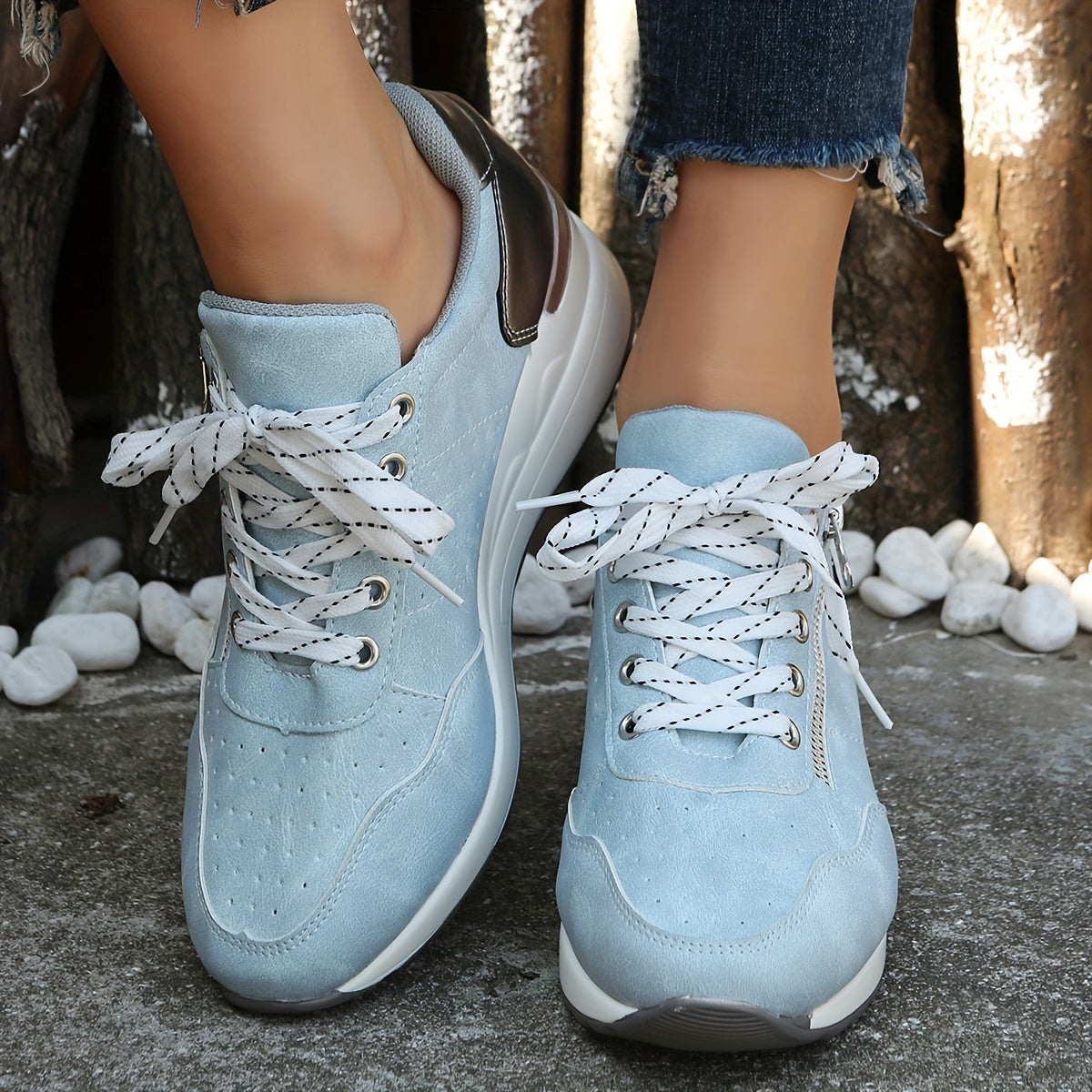 Kilehæl med lynlås i siden til kvinder