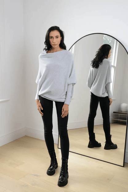 Elegant Off Skulder-sweater til damer