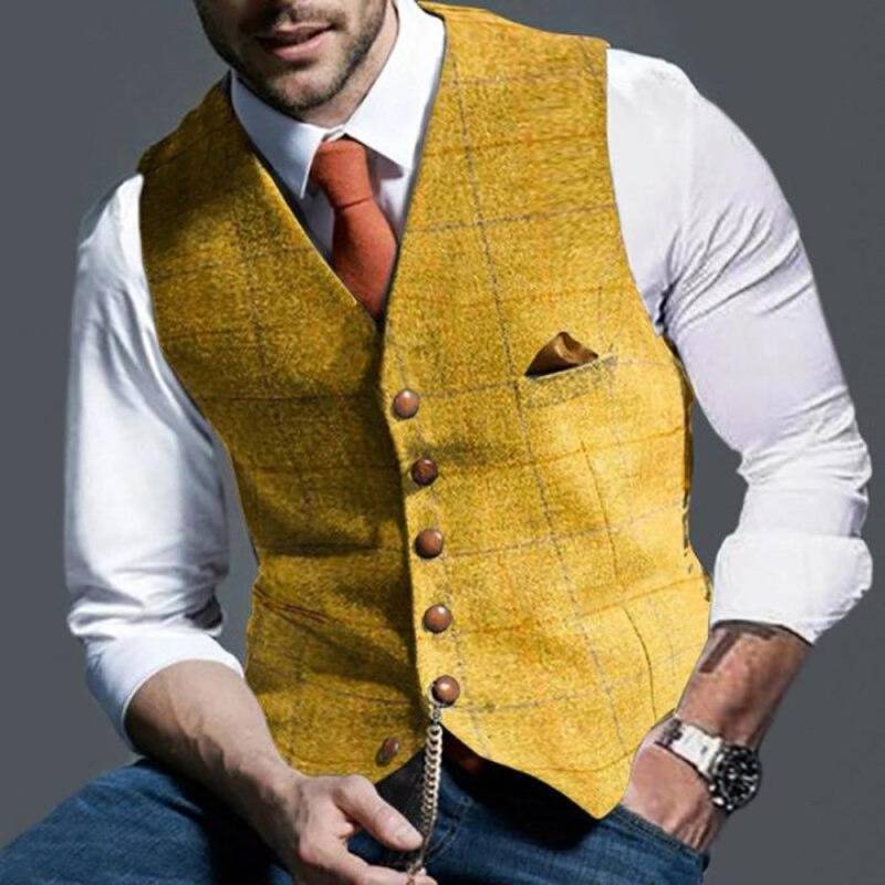 Elegant ternet cardigan til mænd