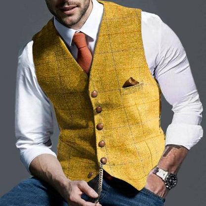 Elegant ternet cardigan til mænd