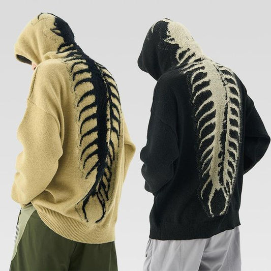 Knitted centipede hoodie til mænd