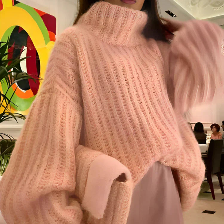 Elegant langærmet pullover til kvinder