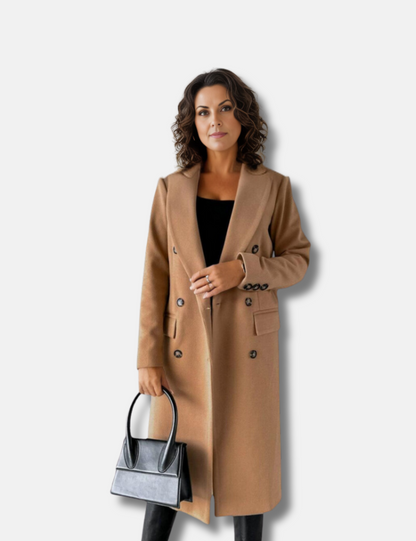 Elegant lang frakke til kvinder