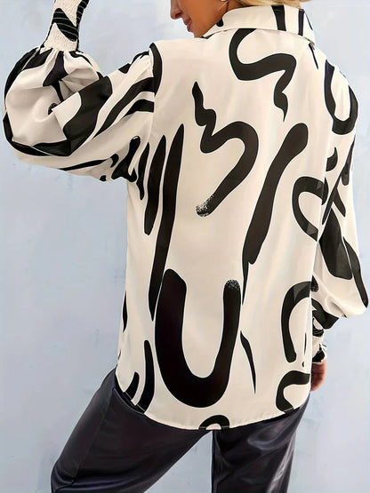 Elegant damebluse med luksuriøst design til kvinder
