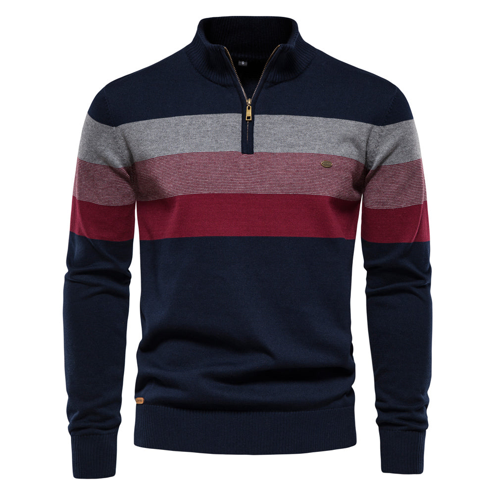 Jumper med høj krave til mænd Casual wear