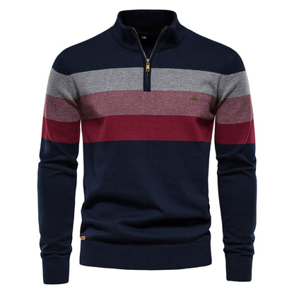 Jumper med høj krave til mænd Casual wear