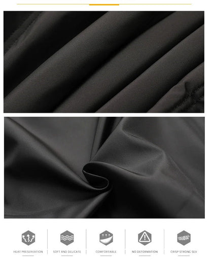 Vatteret vinterfrakke til mænd