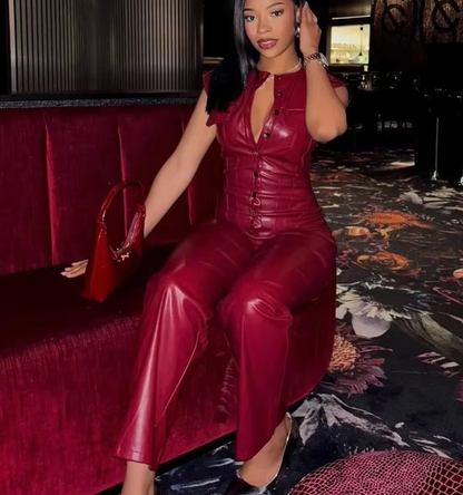 Heldragt i læder til kvinder