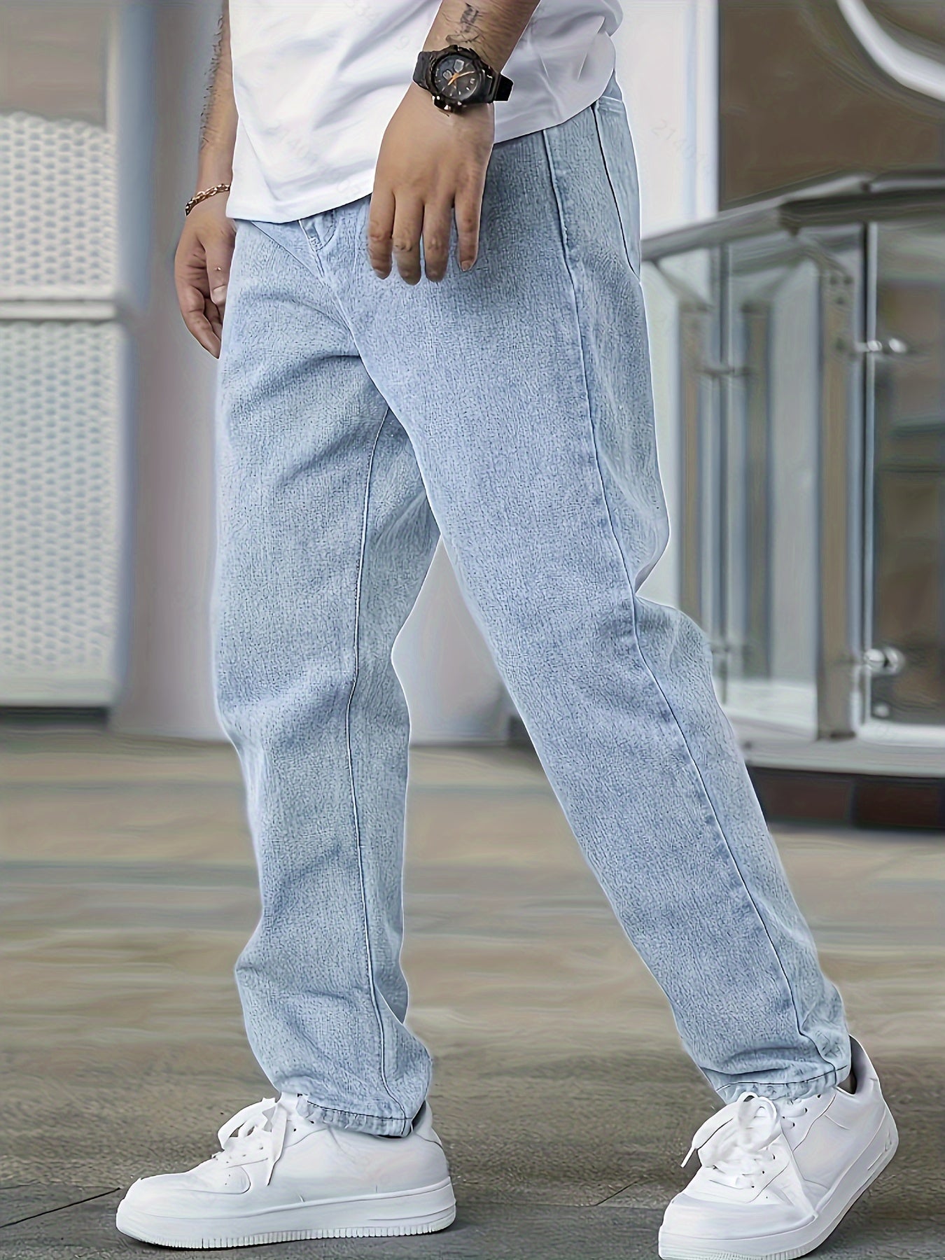 Tykke jeans til mænd