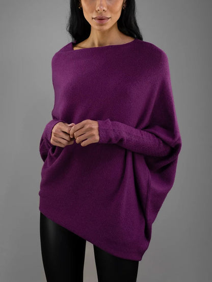 Elegant Off Skulder-sweater til damer