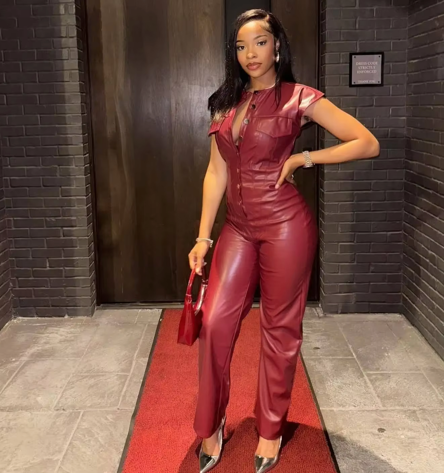 Heldragt i læder til kvinder