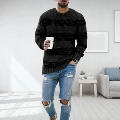Strikket sweater til mænd Vintertøj
