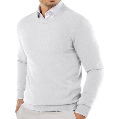 Casual klassisk sweater til herrer