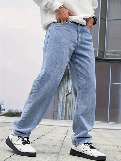 Tykke jeans til mænd