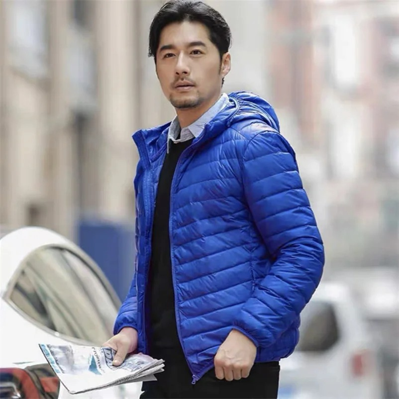 Vatteret overgangsjakke til mænd