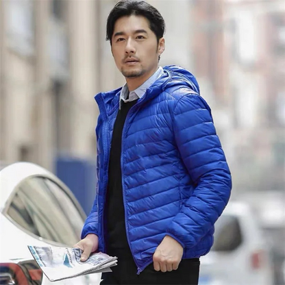 Vatteret overgangsjakke til mænd