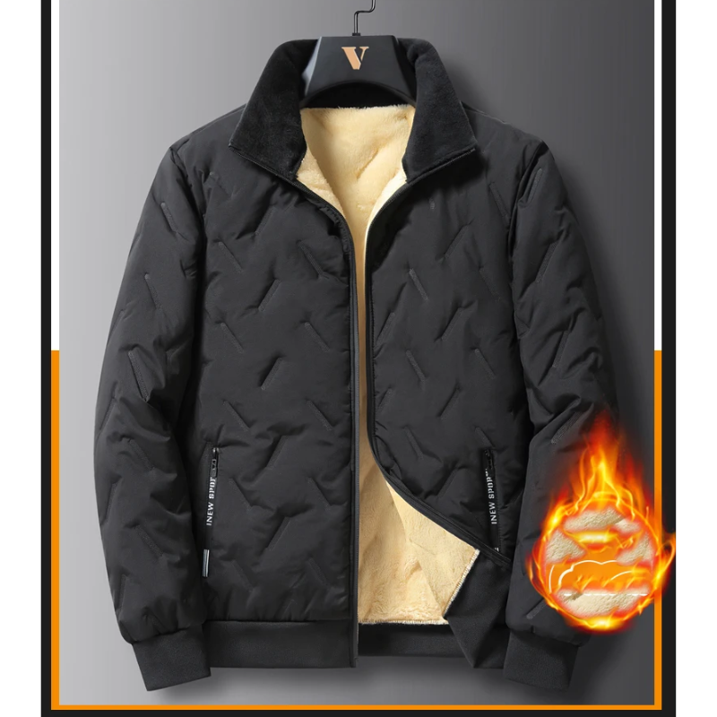 Vatteret overgangsjakke til mænd