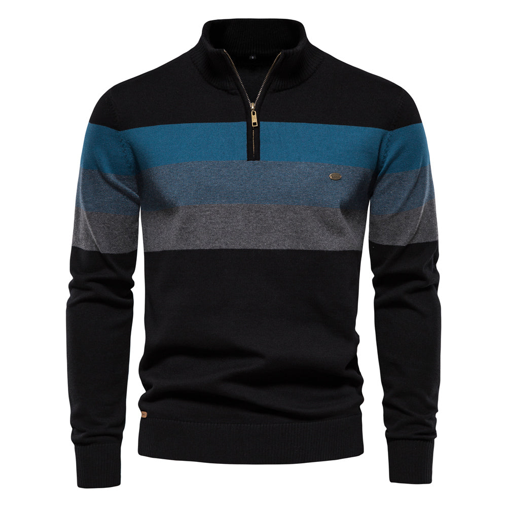Jumper med høj krave til mænd Casual wear