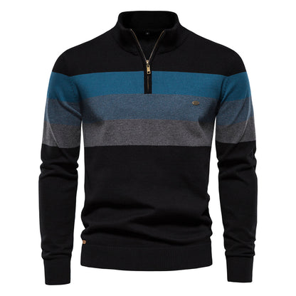Jumper med høj krave til mænd Casual wear
