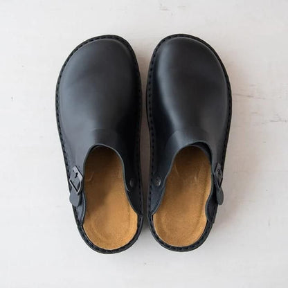 Ortopædiske unisex-slip-on-sko i læder