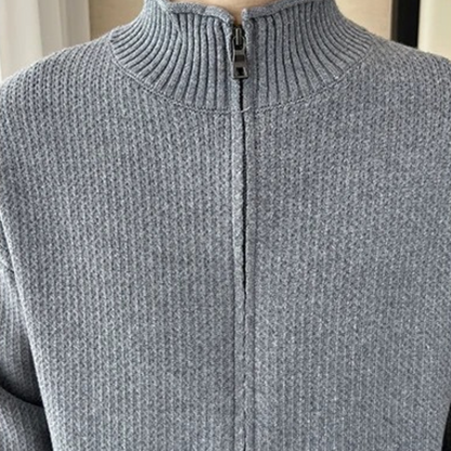Jumper med lynlås til mænd i gammeldags stil