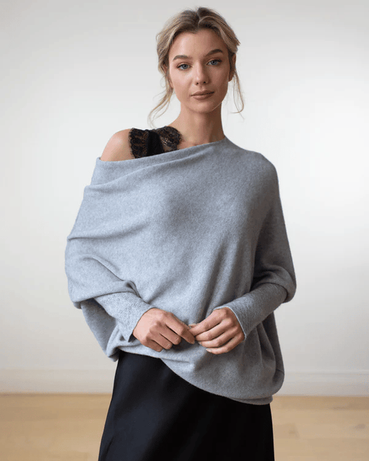 Elegant Off Skulder-sweater til damer