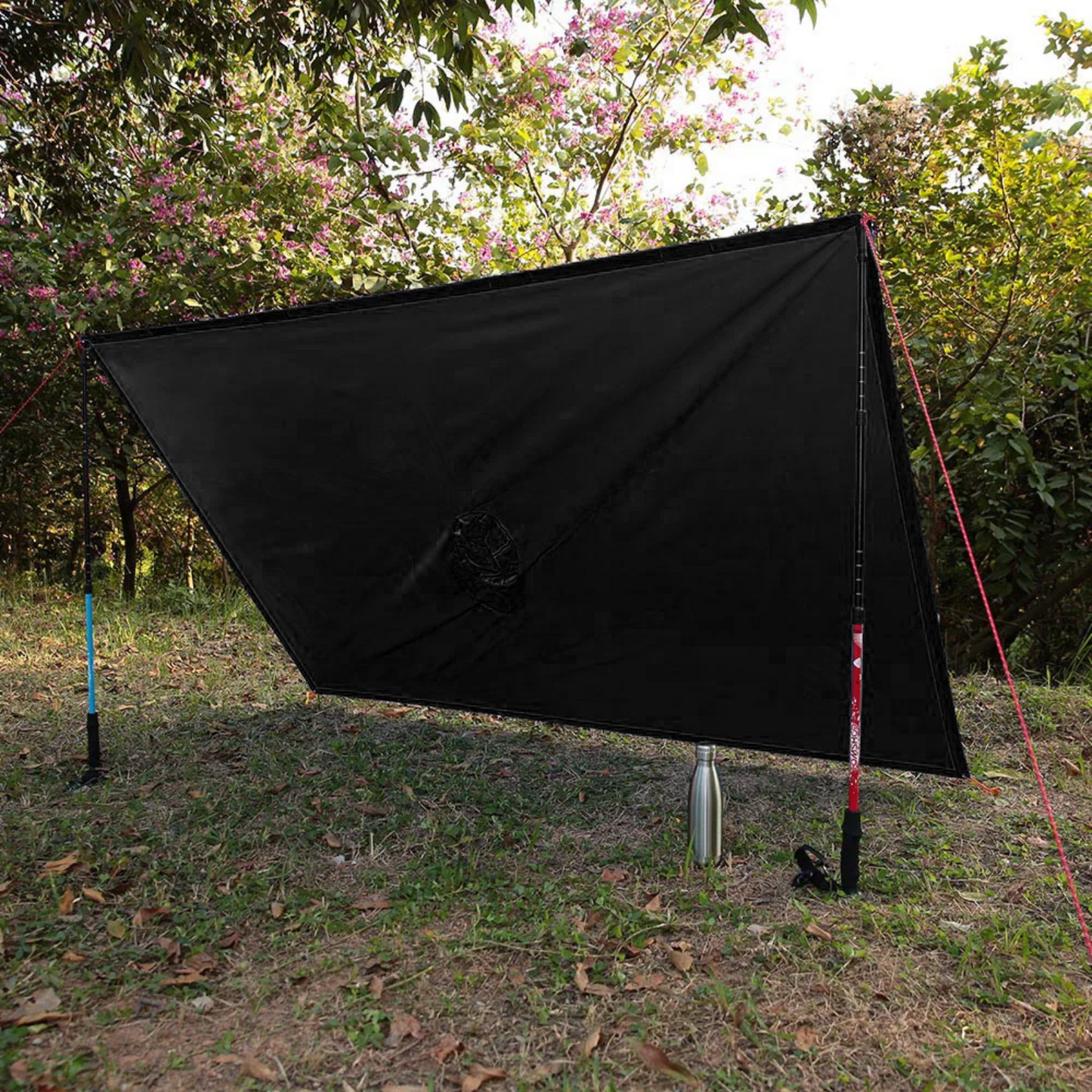 Vandtæt mackintosh-poncho til mænd med letvægtshætte