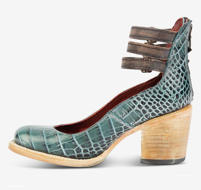 O | Vintage-pumps til kvinder
