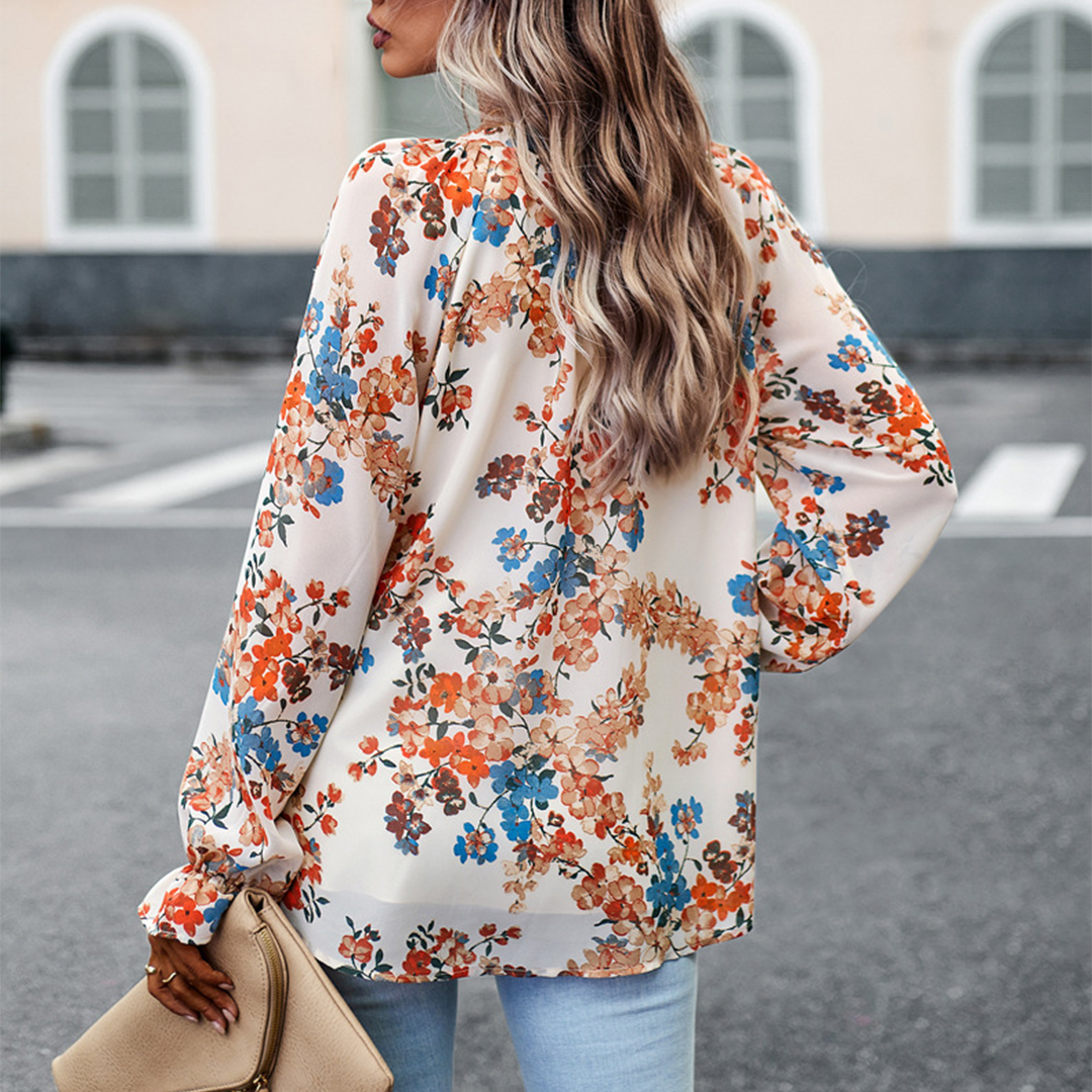 Moderigtigt blomsterbluse