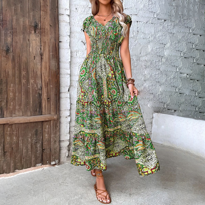 Moderigtig boho-kjole
