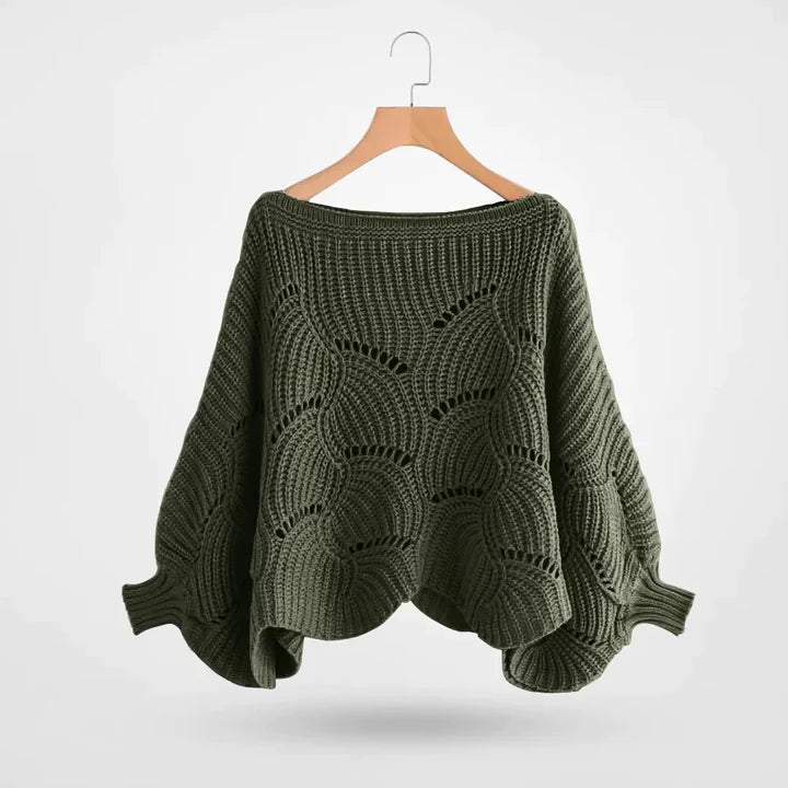 Batwing Sleeve Sweater til kvinder