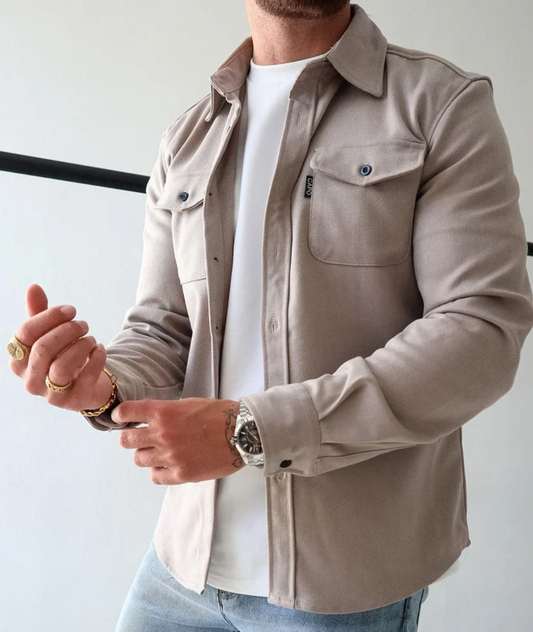 Stilfuld efterårsskjorte til herrer
