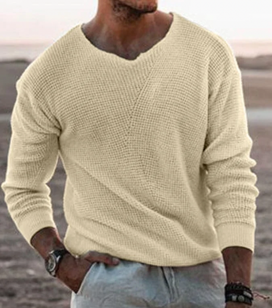 Mode mænd strik tynd sweater