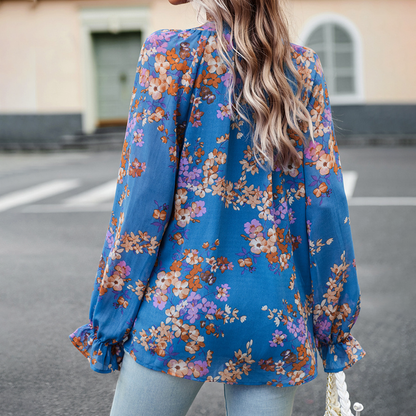 Moderigtigt blomsterbluse