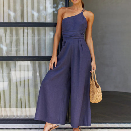 Stilfuld jumpsuit i ét stykke