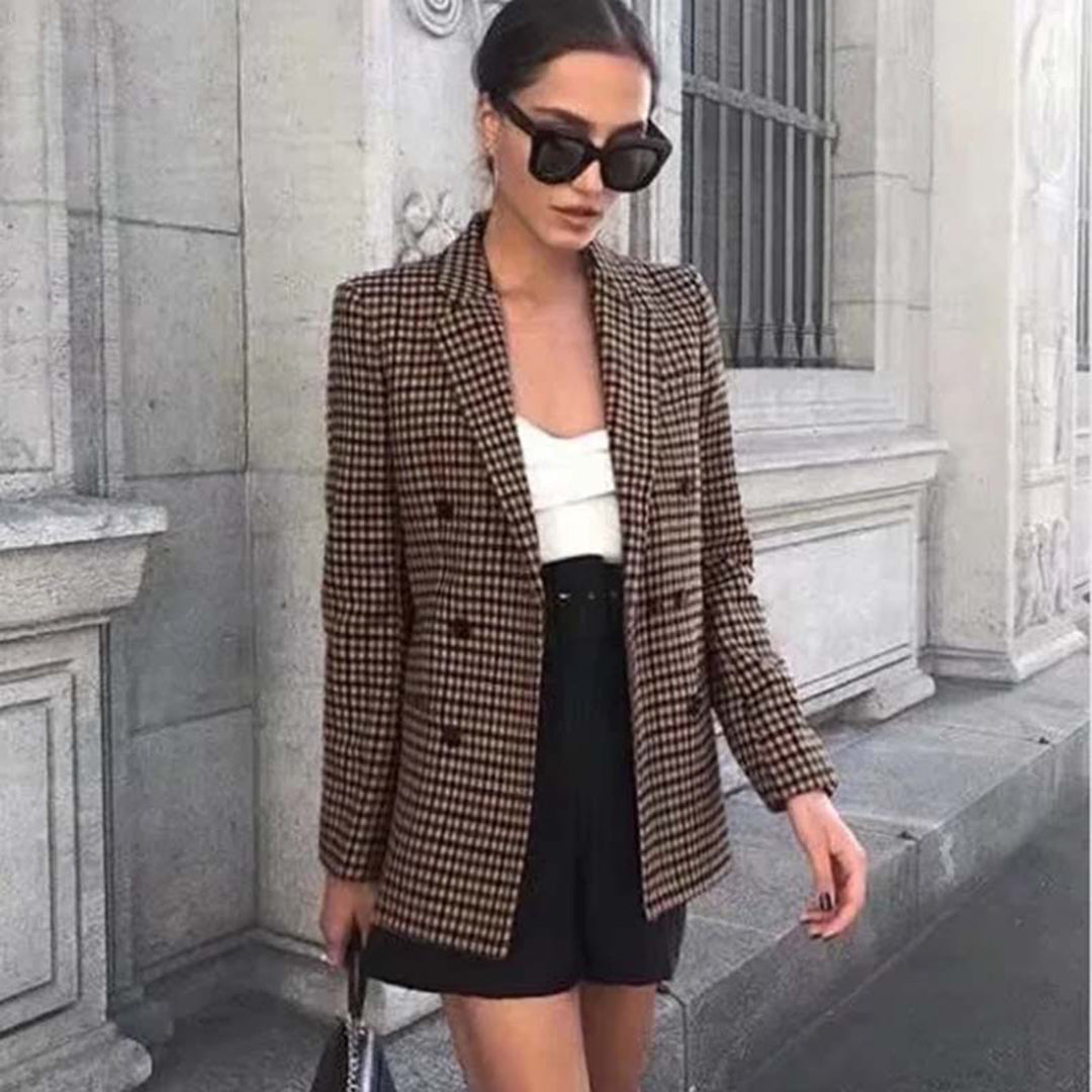 Blazere med dobbelt række af knapper
