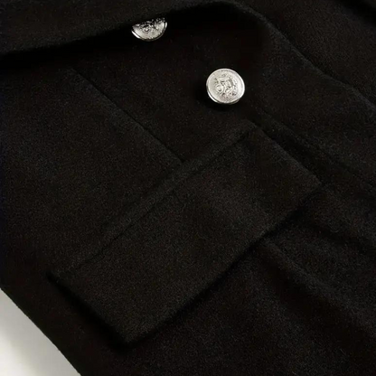 Afslappet blazer til kvinder med knapper foran