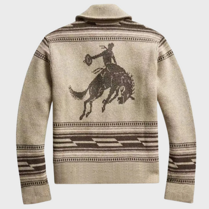 Strikket cardigan til mænd