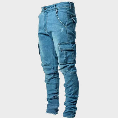 Afslappede jeans med ultra-stretch til mænd