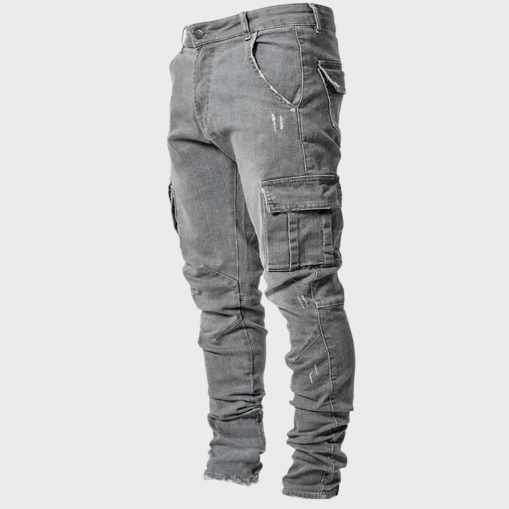 Afslappede jeans med ultra-stretch til mænd